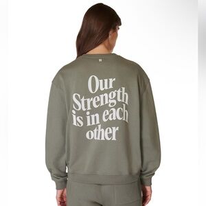 SWEATY BETTY OUR STRENGTH IS IN EACH OTHER SWEATSHIRT ❤️NWT❤️IN STORES❤️